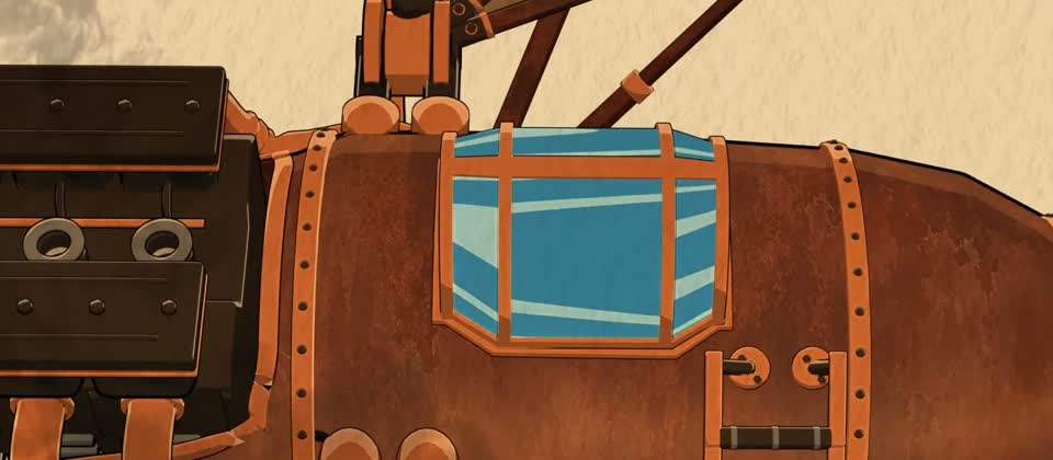 The ornithopter, a flying machine of brass, canvas and copper pipes